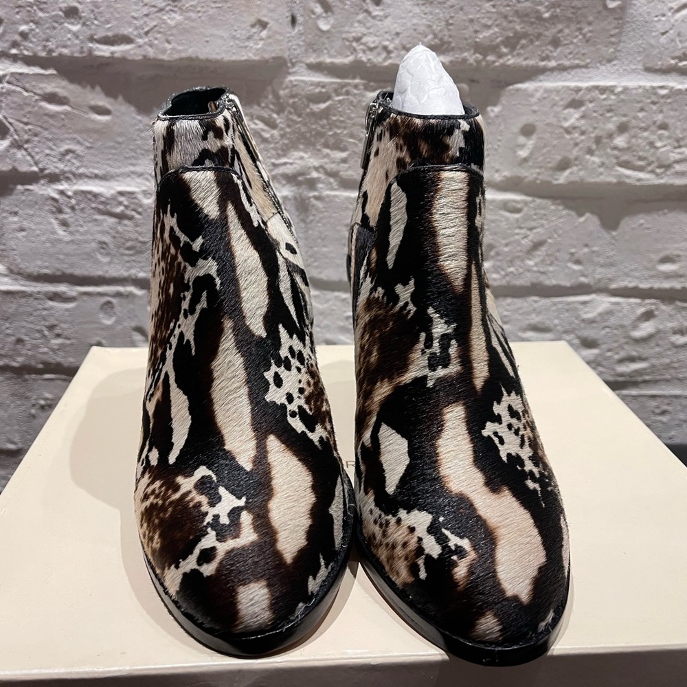 NEW Loeffler Randall Calf Hair Ankle Boots 8 - Picture 4 of 16